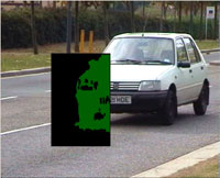 Real-time view of our Vehicle Motion Detection